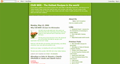 Desktop Screenshot of chilli-willi.blogspot.com