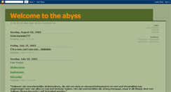 Desktop Screenshot of angel-of-the-abyss.blogspot.com