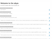 Tablet Screenshot of angel-of-the-abyss.blogspot.com