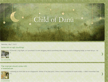 Tablet Screenshot of childofdanu.blogspot.com