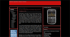 Desktop Screenshot of blackberryapplicationsoftwares.blogspot.com