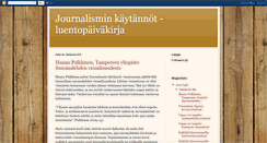 Desktop Screenshot of journalisminkaytannot.blogspot.com