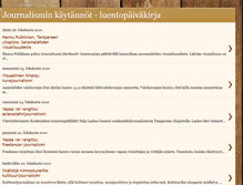 Tablet Screenshot of journalisminkaytannot.blogspot.com
