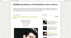 Desktop Screenshot of childhood-pics-celebrities.blogspot.com