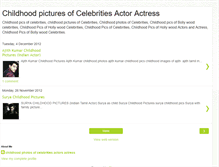 Tablet Screenshot of childhood-pics-celebrities.blogspot.com