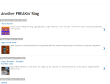 Tablet Screenshot of anotherfreakin.blogspot.com