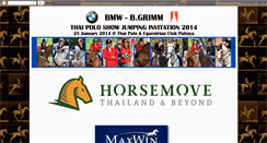 Desktop Screenshot of horsemovethailand.blogspot.com