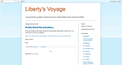 Desktop Screenshot of libertysvoyage.blogspot.com