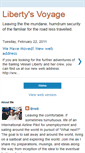 Mobile Screenshot of libertysvoyage.blogspot.com