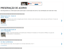 Tablet Screenshot of preservacaodeacervo.blogspot.com