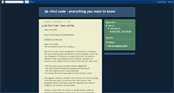 Desktop Screenshot of da-vinci-code-2006.blogspot.com