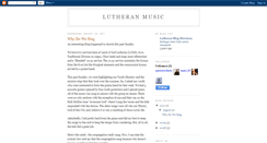 Desktop Screenshot of lutheranmusic.blogspot.com