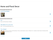 Tablet Screenshot of homeandfloraldecor.blogspot.com