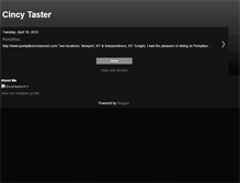 Tablet Screenshot of cincytaster.blogspot.com