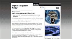 Desktop Screenshot of dejavuyasayanlarnotlar.blogspot.com