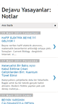 Mobile Screenshot of dejavuyasayanlarnotlar.blogspot.com