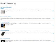 Tablet Screenshot of howtounlockiphone-3g.blogspot.com