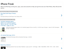 Tablet Screenshot of iphonesfreak.blogspot.com