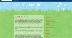 Desktop Screenshot of comicallyenough.blogspot.com