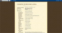 Desktop Screenshot of cookingworldsrilanka.blogspot.com