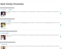 Tablet Screenshot of keckfamilychronicles.blogspot.com