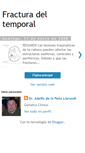 Mobile Screenshot of fracturadeltemporal.blogspot.com