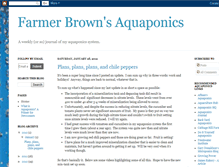 Tablet Screenshot of farmerbrownsaquaponics.blogspot.com