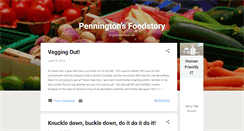 Desktop Screenshot of penningtonsfoodstory.blogspot.com