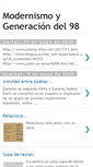 Mobile Screenshot of modernismoygener98.blogspot.com