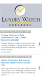 Mobile Screenshot of luxurywatchexchange.blogspot.com