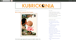 Desktop Screenshot of kubrickonia.blogspot.com