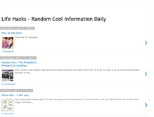 Tablet Screenshot of hack-life-easy.blogspot.com