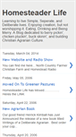 Mobile Screenshot of homesteaderlife.blogspot.com