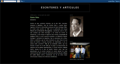 Desktop Screenshot of escritoresarticulos.blogspot.com