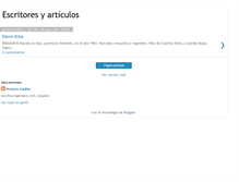 Tablet Screenshot of escritoresarticulos.blogspot.com