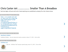 Tablet Screenshot of chriscarterart.blogspot.com
