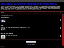 Tablet Screenshot of critiquesofchristianity.blogspot.com