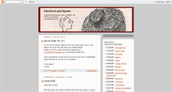 Desktop Screenshot of dischordanddynne.blogspot.com