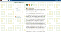 Desktop Screenshot of gettingmarried07.blogspot.com