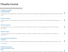 Tablet Screenshot of filosofiacentral.blogspot.com