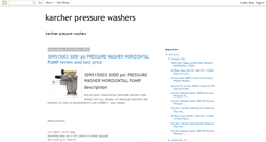 Desktop Screenshot of bestkarcherpressurewashersreview.blogspot.com