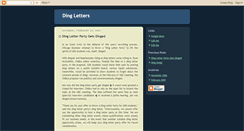 Desktop Screenshot of dingletters.blogspot.com