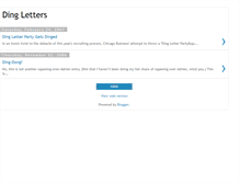 Tablet Screenshot of dingletters.blogspot.com