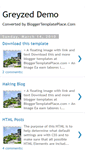 Mobile Screenshot of greyzed-bloggertemplateplace.blogspot.com