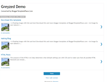 Tablet Screenshot of greyzed-bloggertemplateplace.blogspot.com