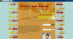 Desktop Screenshot of homeschoolfrolic.blogspot.com