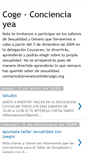 Mobile Screenshot of coge-conciencia.blogspot.com