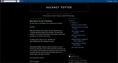 Desktop Screenshot of hackneytotter.blogspot.com