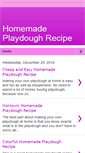 Mobile Screenshot of homemadeplaydoughrecipe.blogspot.com