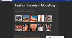 Desktop Screenshot of fashionbeautynmodelling.blogspot.com